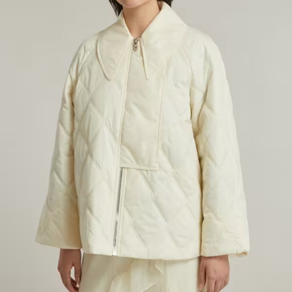 GANNI Short Quilted Jacket